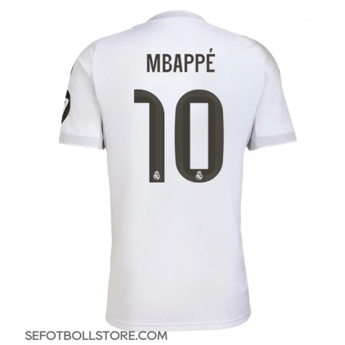 Real Madrid Kylian Mbappe #10 Replika Hemmatröja 2025-26 Kortärmad